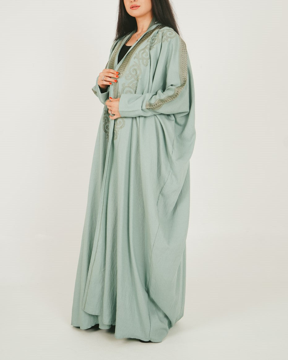 Kaftan-Teal | Abaya