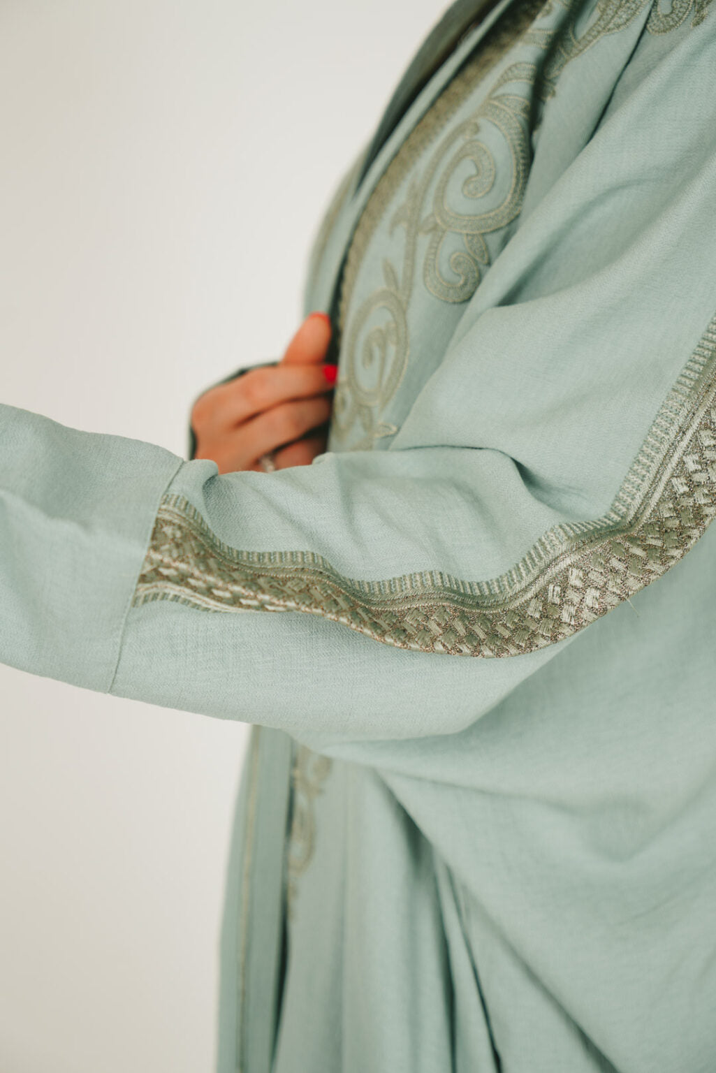 Kaftan-Teal | Abaya